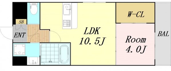 東三国駅 徒歩6分 4階の物件間取画像